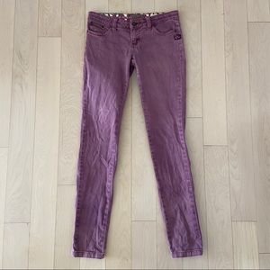Billabong Juniors Purple Skinny Jeans